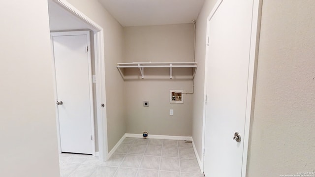 washroom featuring hookup for a washing machine and hookup for an electric dryer