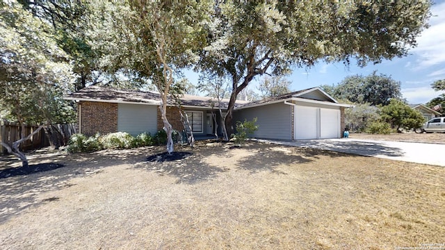 ranch-style house with a garage