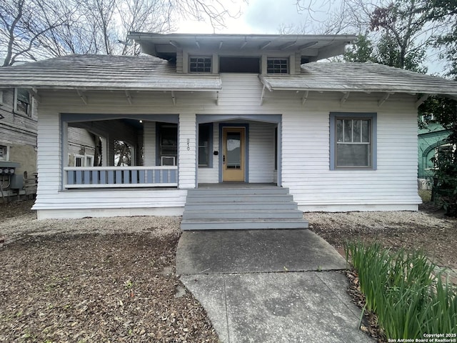 bungalow with a porch