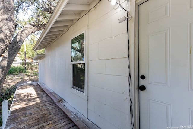 view of entrance to property