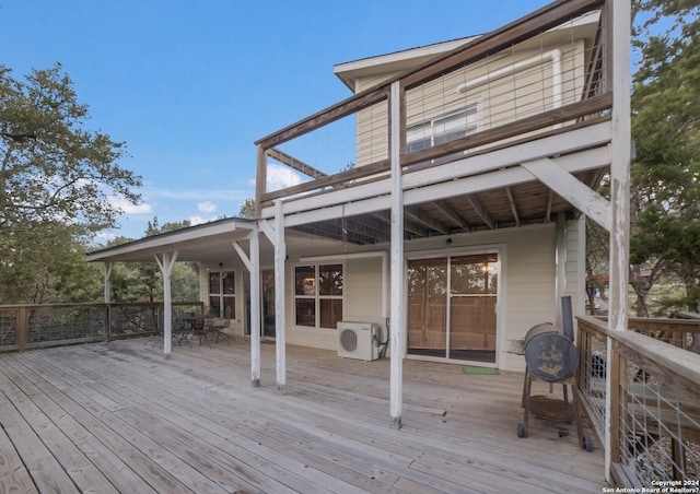 view of deck