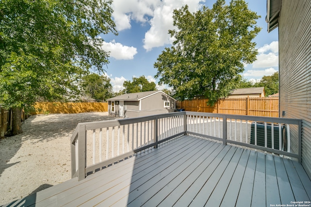 view of deck