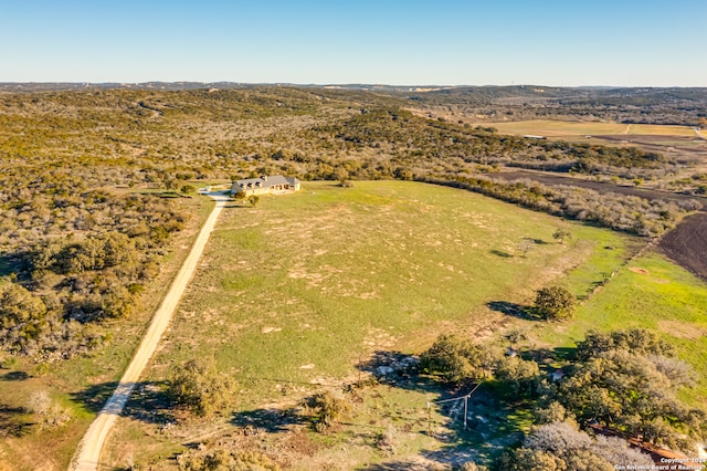 view of aerial view