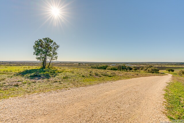 view of street featuring a rural view