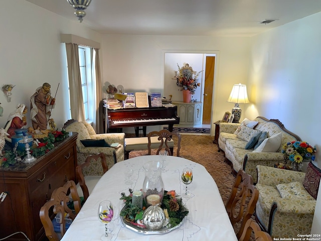 view of dining room