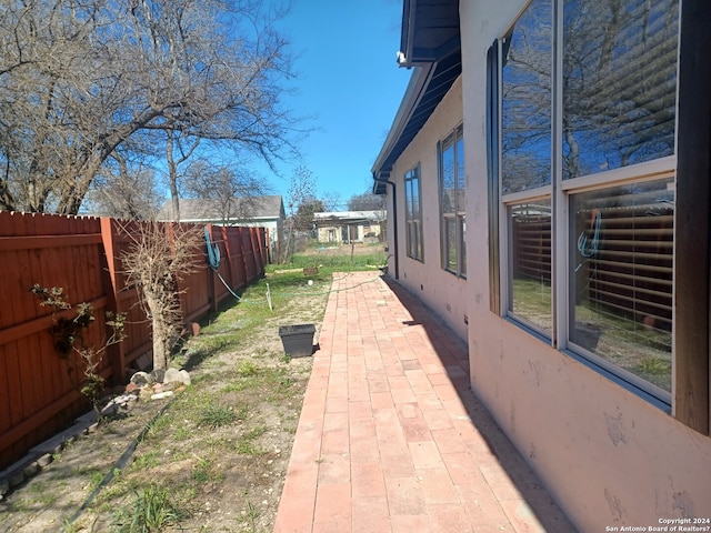 exterior space with a patio area