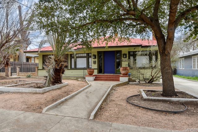 view of ranch-style home