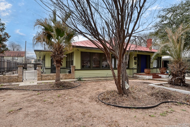 view of rear view of property