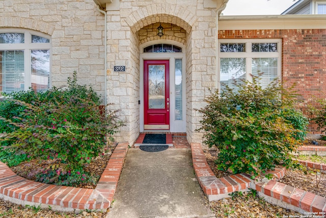 view of entrance to property