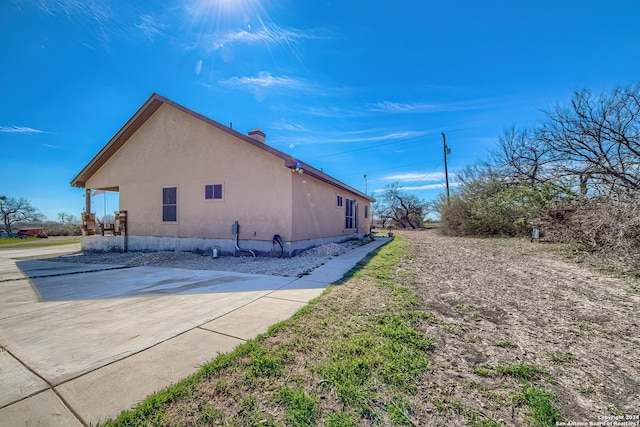 view of side of property