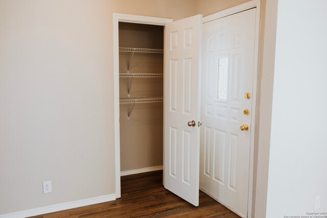 view of closet