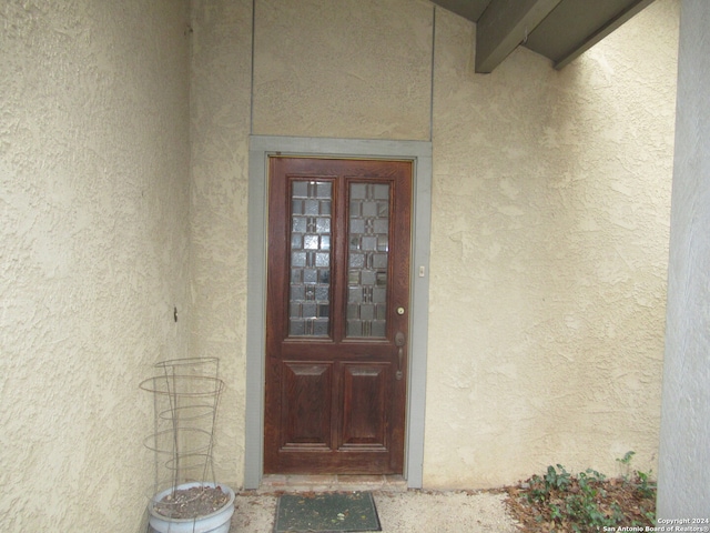 view of entrance to property