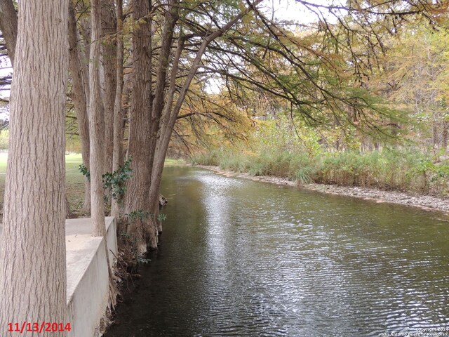 view of water feature