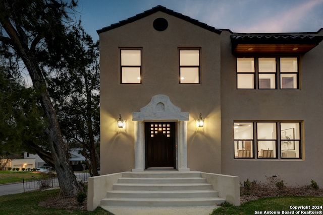 view of front of home