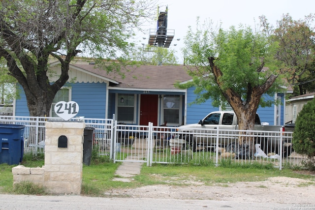 view of front of home