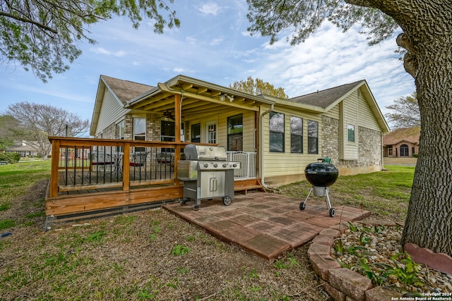 view of rear view of property