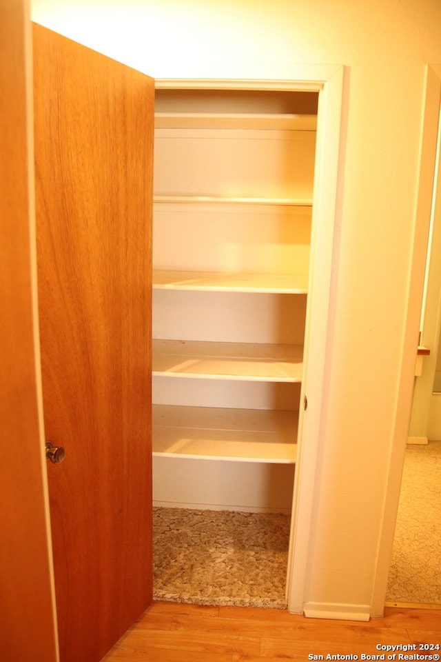 view of closet