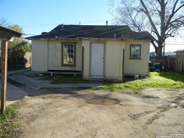 view of back of property