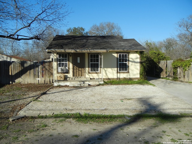 view of bungalow-style home