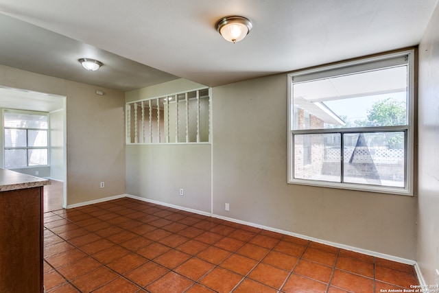 view of tiled empty room