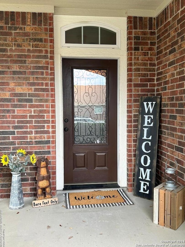 view of entrance to property