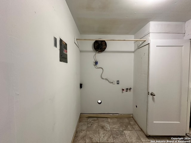 washroom featuring light tile floors