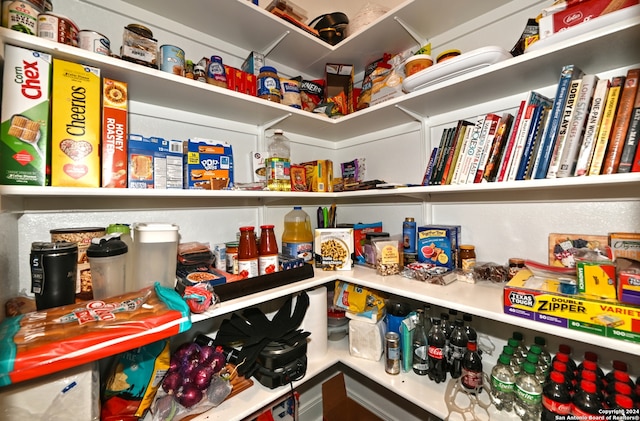 view of pantry