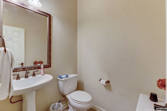 bathroom with toilet