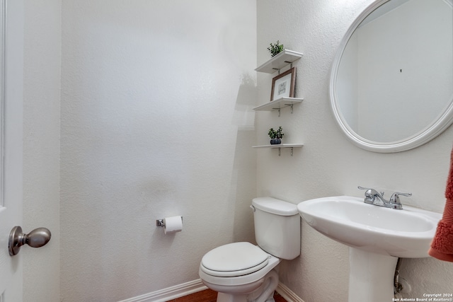 bathroom with toilet