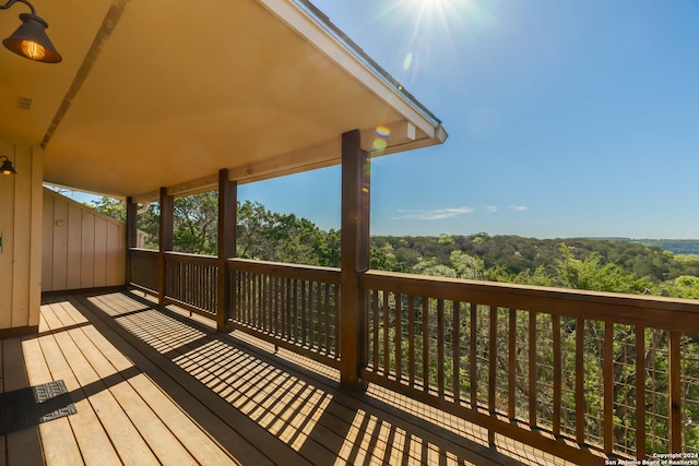 view of deck