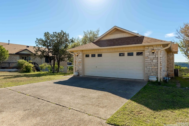 exterior space featuring a yard