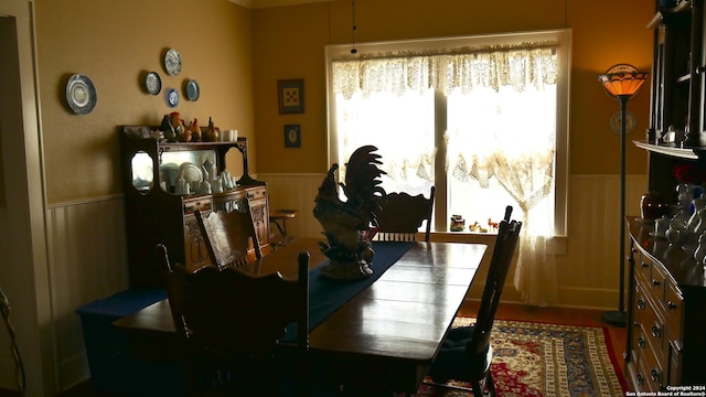 dining room featuring hardwood / wood-style flooring