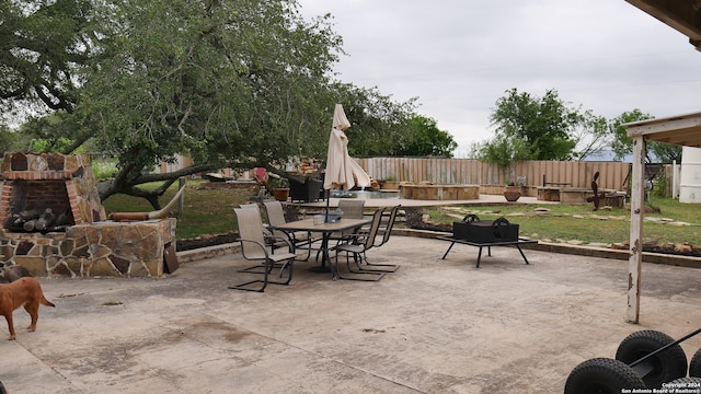 view of patio