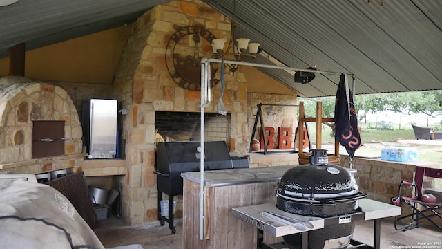 view of patio / terrace with grilling area