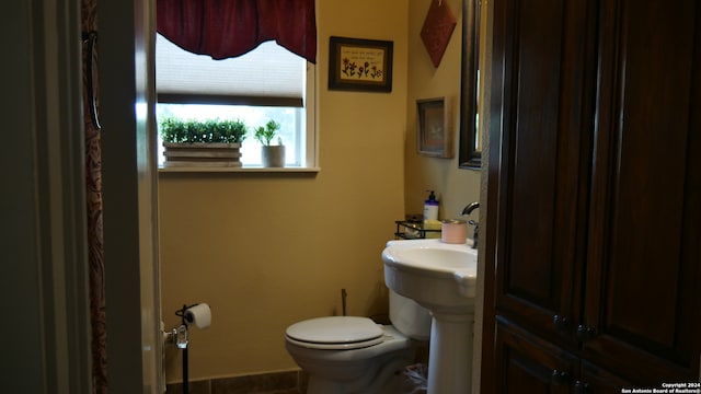 bathroom with toilet