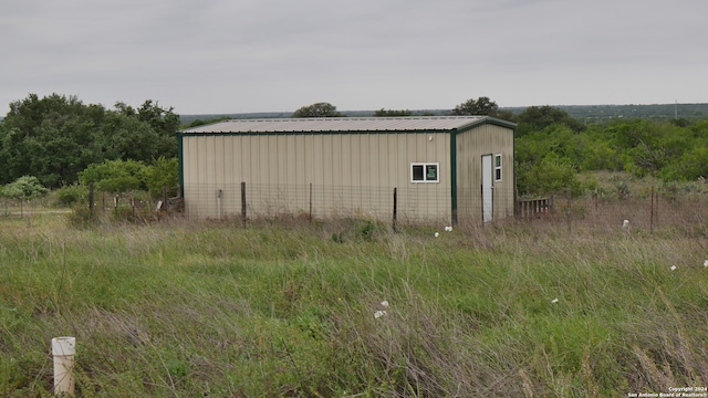 view of shed / structure