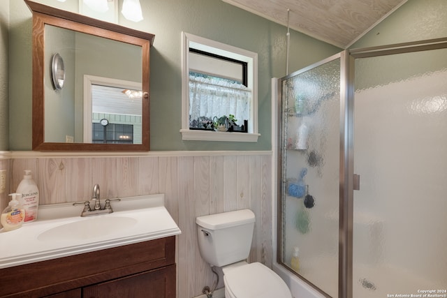 bathroom featuring toilet and large vanity