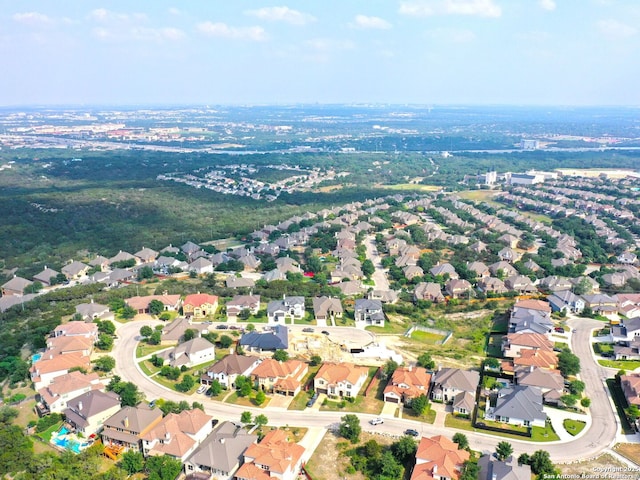 8214 Sierra Hermosa, San Antonio, TX 78255 - aerial view of property and surrounding area featuring nearby suburban area