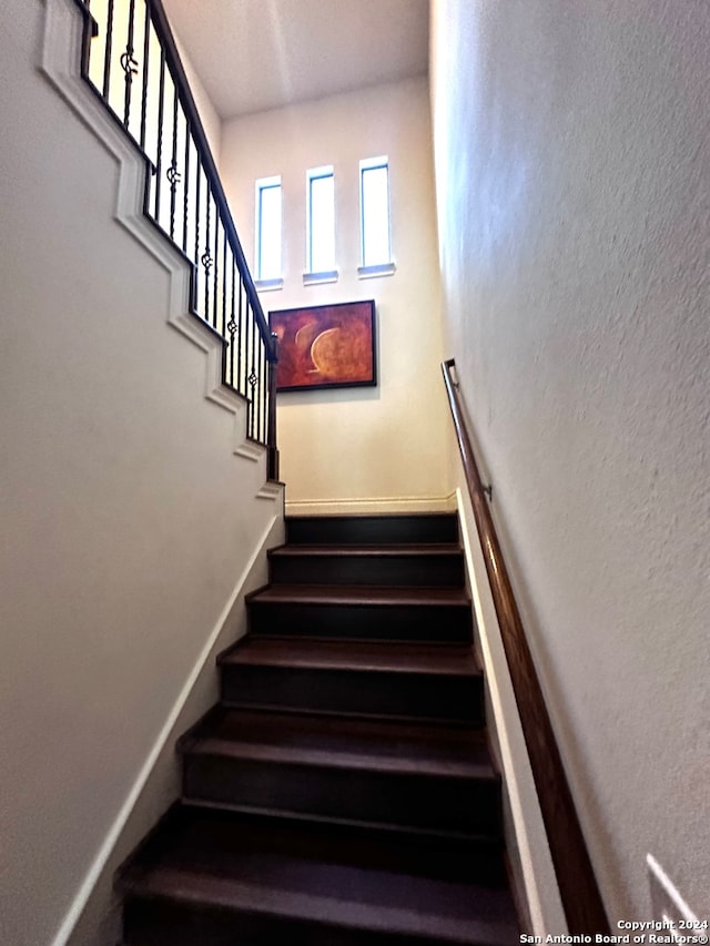 view of staircase