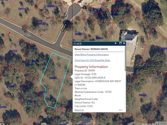 W6034 Fault Line, Horseshoe Bay TX, 78657 land for sale