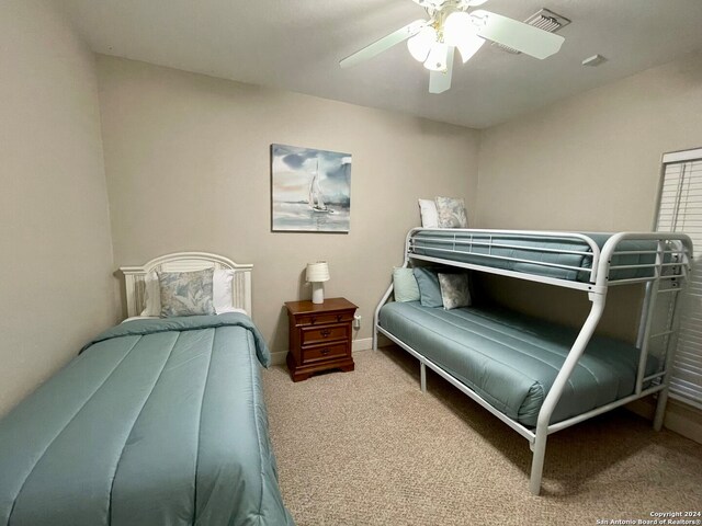 54 Pelican Prt, Oconnor, TX 77982 - carpeted bedroom with ceiling fan