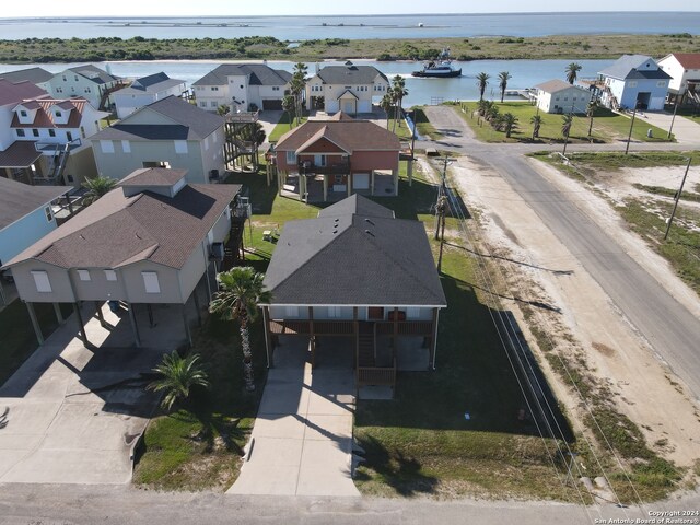 54 Pelican Prt, Oconnor, TX 77982 - aerial view with a water view