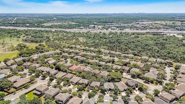 view of aerial view