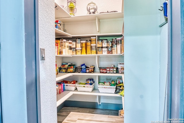 view of pantry