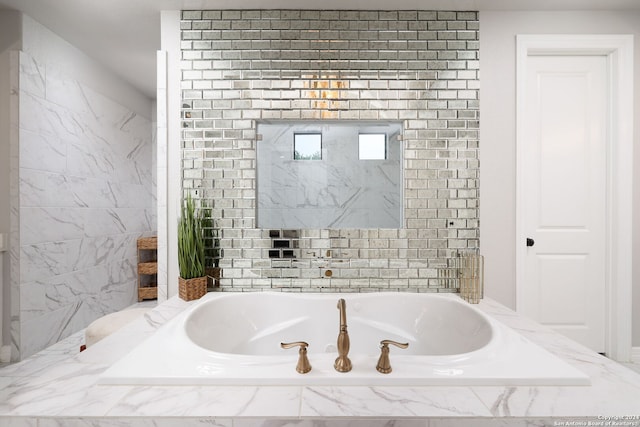 bathroom featuring a bathtub