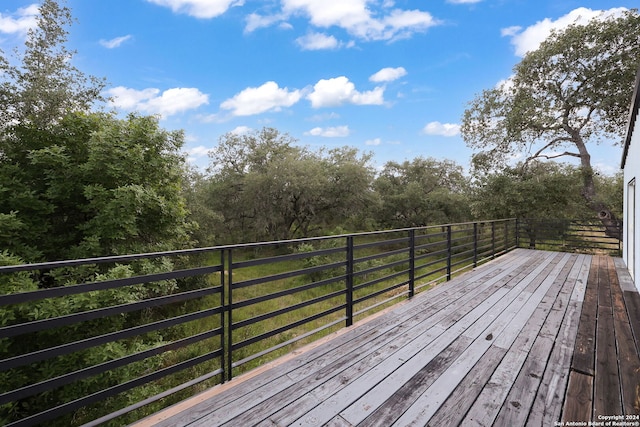 view of deck