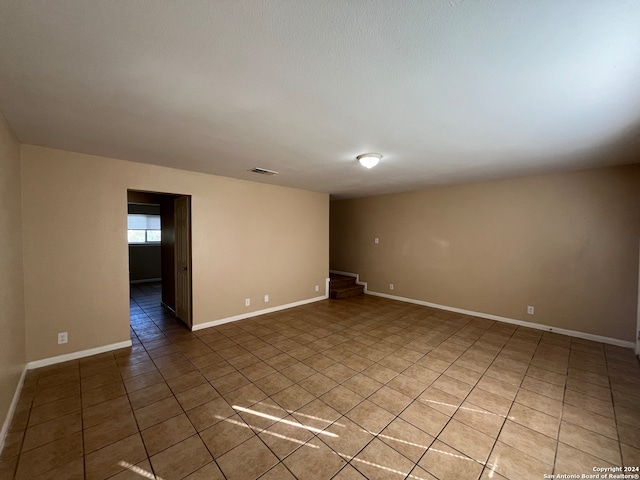 view of tiled empty room