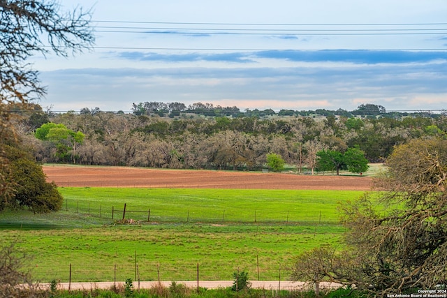 exterior space featuring a rural view