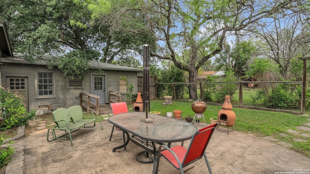 view of patio