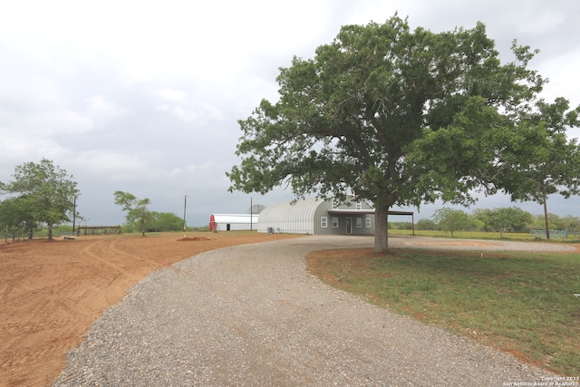 view of road